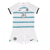 Chelsea Fußballbekleidung Auswärtstrikot Kinder 2022-23 Kurzarm (+ kurze hosen)